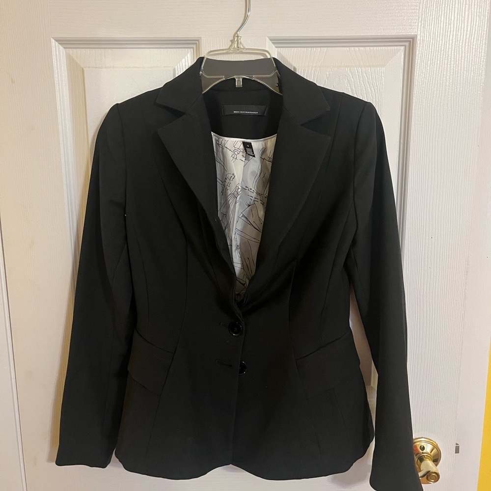 White House Black Market Classic Black Blazer